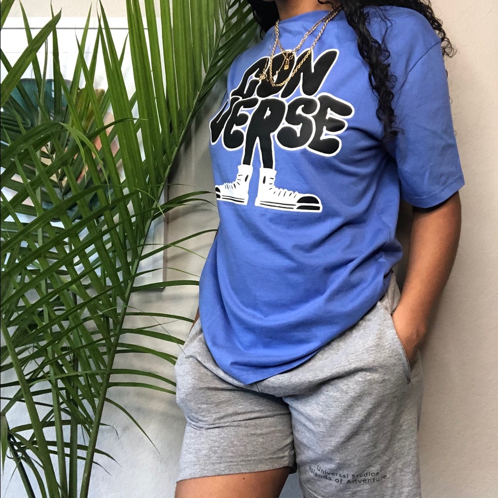 Converse Blue Graphic Shirt